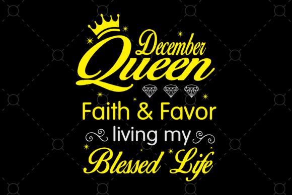December Queen Faith Favor for Real Embroidery Projects