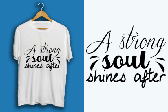 Faith SVG Design: A Strong Soul Shines