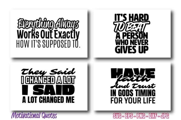 Motivational Quotes Bundle - Vector Review for Real Embroidery Projects